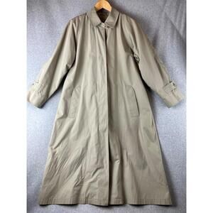 Vintage London Towne Trench Coat Jacket Womens Size 12 P Removable Lining